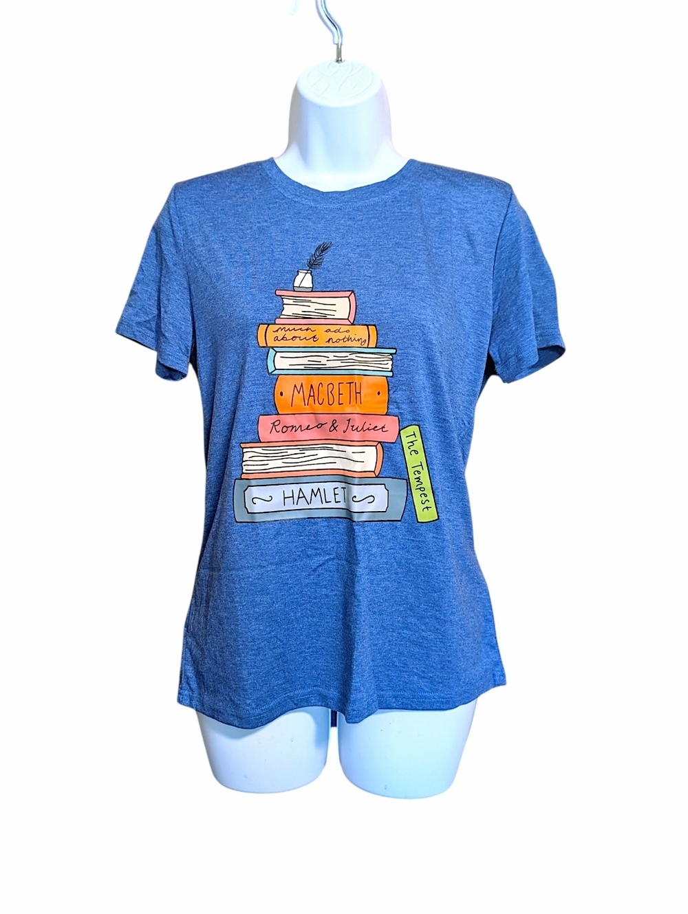 Shakespeare Book Stack T-shirt